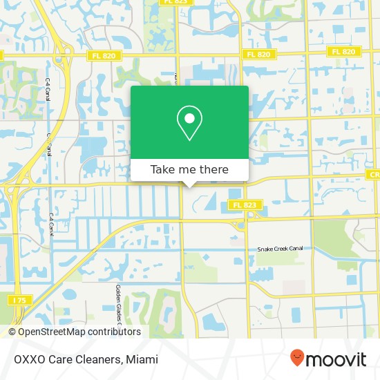OXXO Care Cleaners map