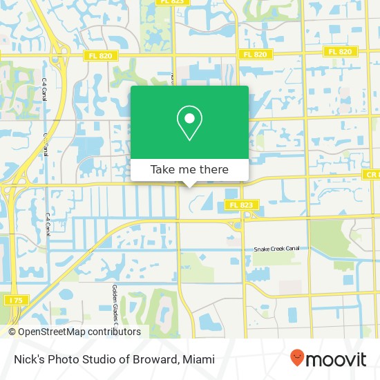 Nick's Photo Studio of Broward map