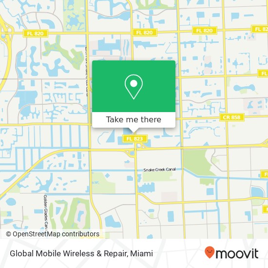 Mapa de Global Mobile Wireless & Repair