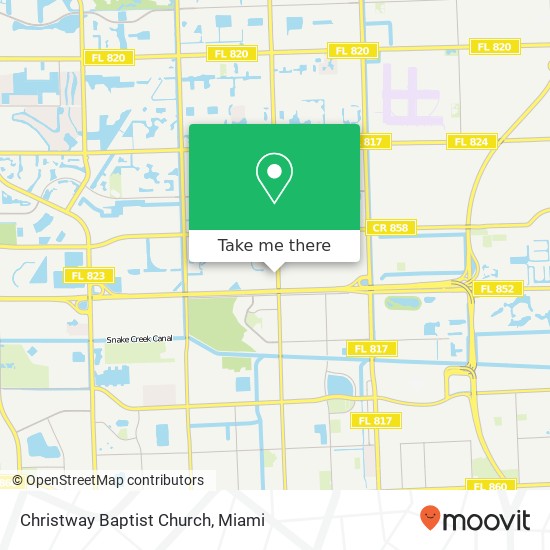 Mapa de Christway Baptist Church