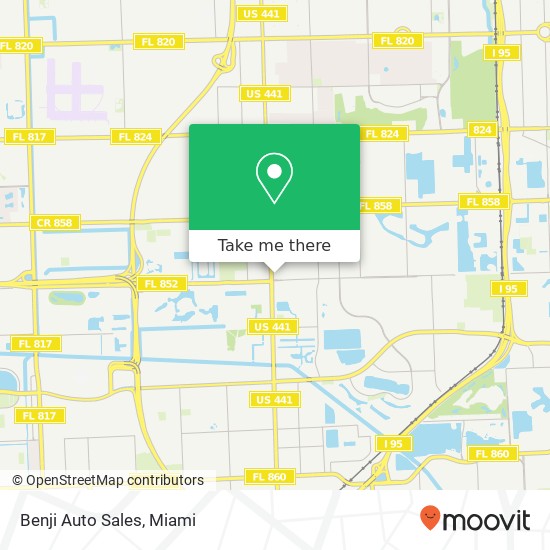 Mapa de Benji Auto Sales