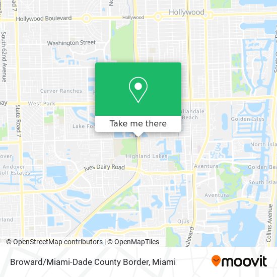 Broward Dade County Line How To Get To Broward / Miami-Dade County Border In Hallandale Beach By Bus?