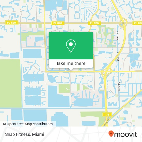 Snap Fitness map