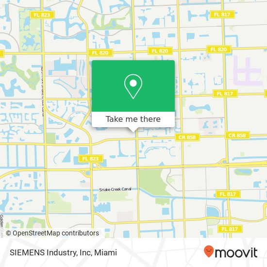 SIEMENS Industry, Inc map