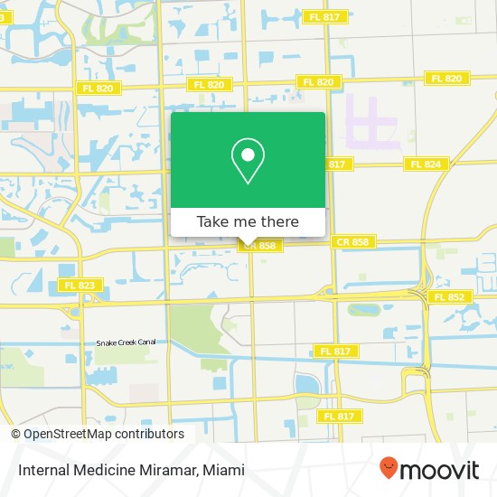 Mapa de Internal Medicine Miramar