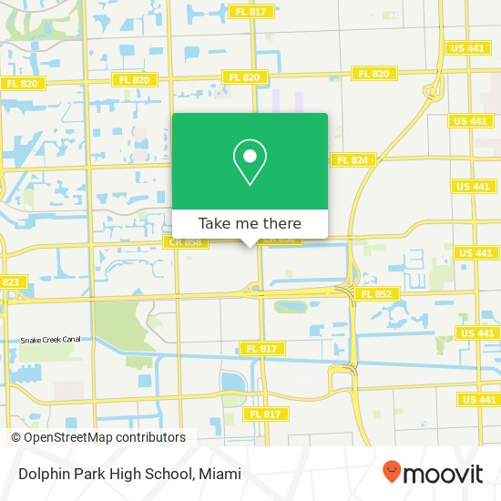 Dolphin Park High School map