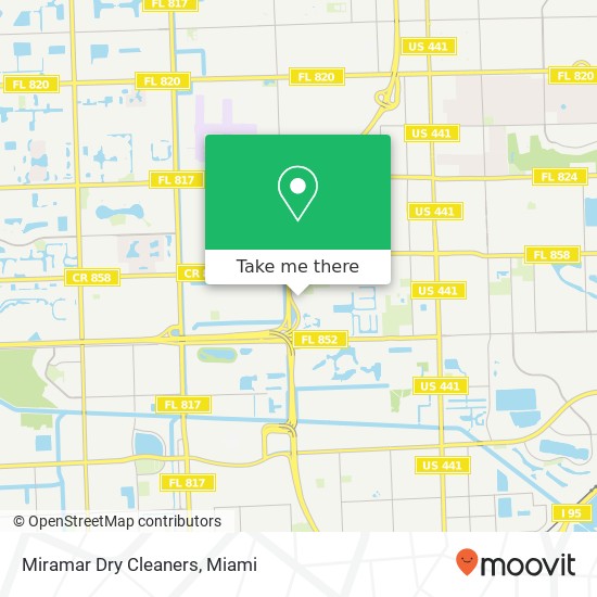 Mapa de Miramar Dry Cleaners