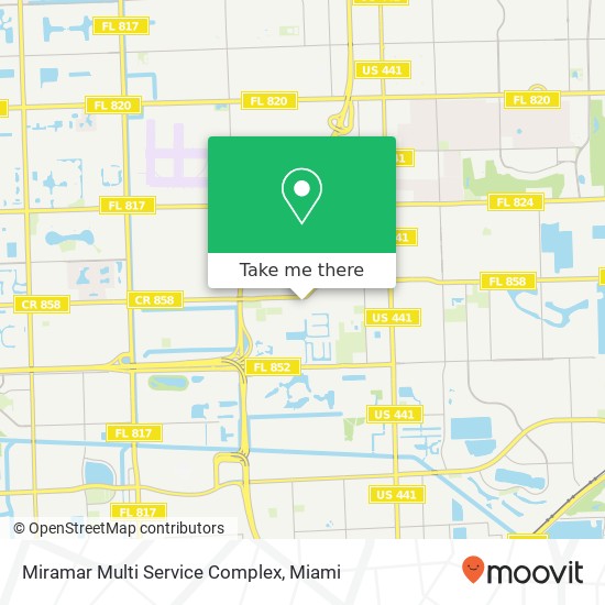 Miramar Multi Service Complex map
