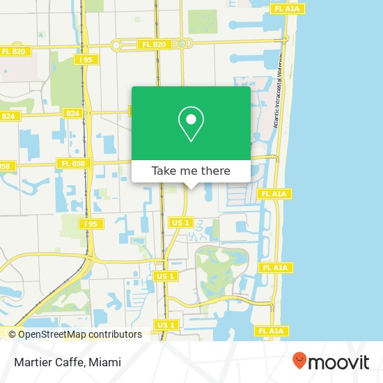 Martier Caffe map