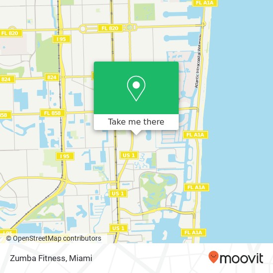 Zumba Fitness map