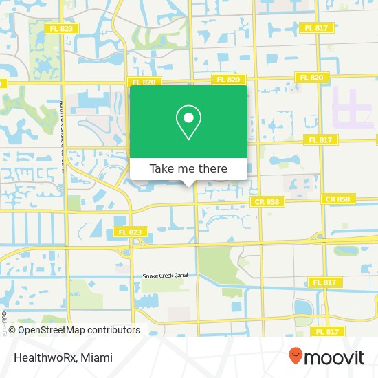 Mapa de HealthwoRx