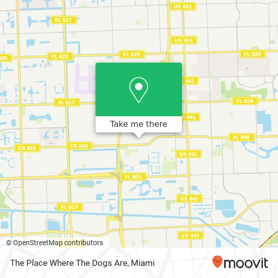 The Place Where The Dogs Are map