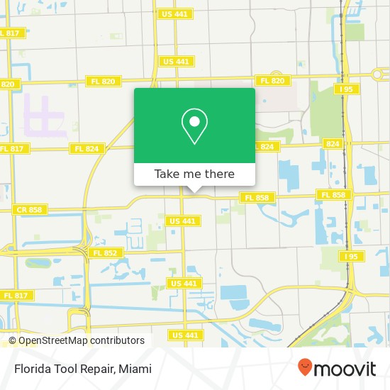 Florida Tool Repair map