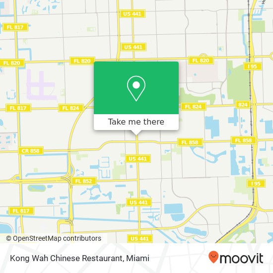 Mapa de Kong Wah Chinese Restaurant