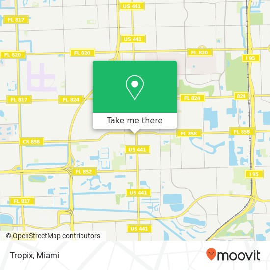 Tropix map