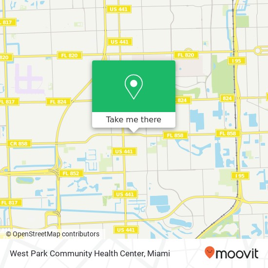 Mapa de West Park Community Health Center