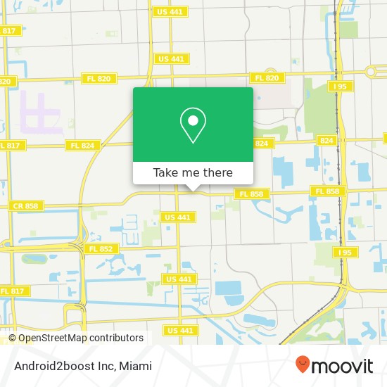 Mapa de Android2boost Inc