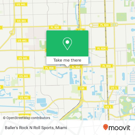 Mapa de Baller's Rock N Roll Sports