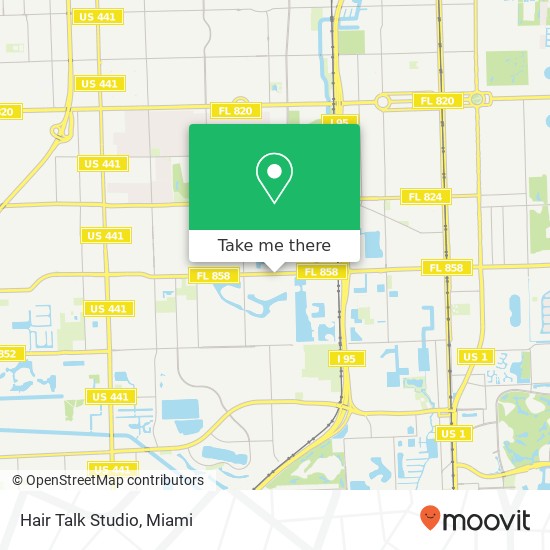 Mapa de Hair Talk Studio