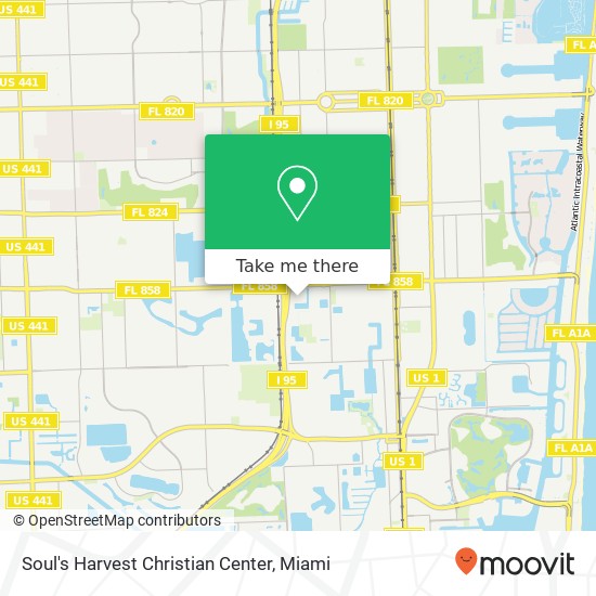 Soul's Harvest Christian Center map