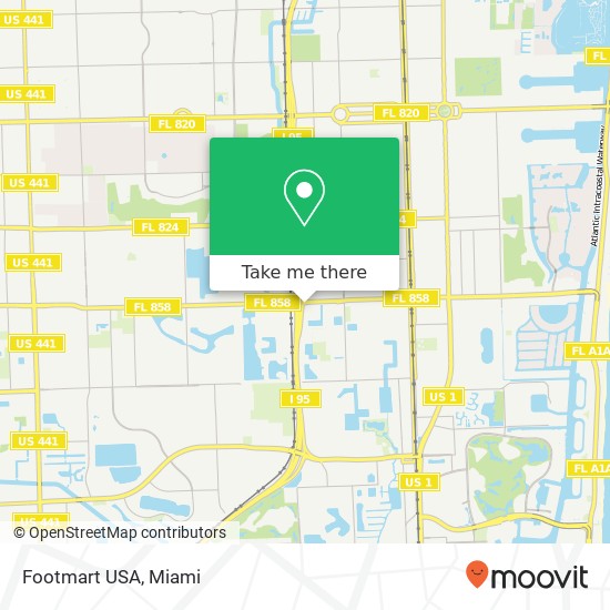 Footmart USA map