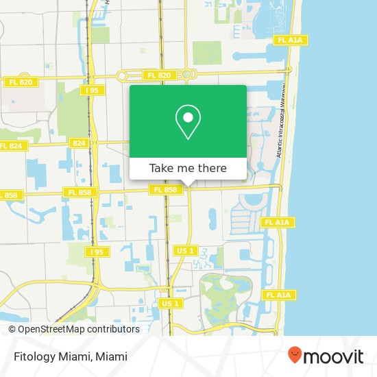 Fitology Miami map