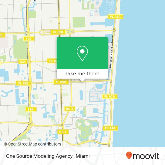 One Source Modeling Agency. map