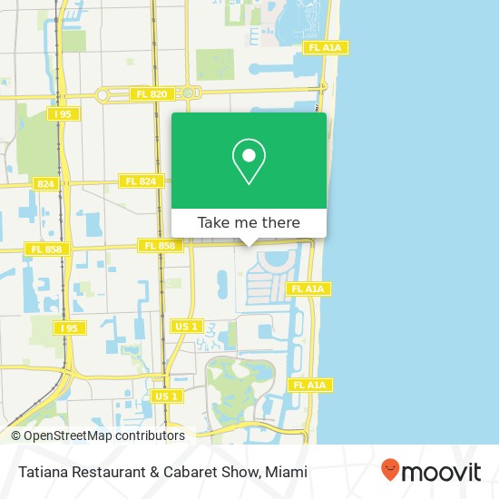 Mapa de Tatiana Restaurant & Cabaret Show