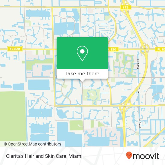 Clarita's Hair and Skin Care map