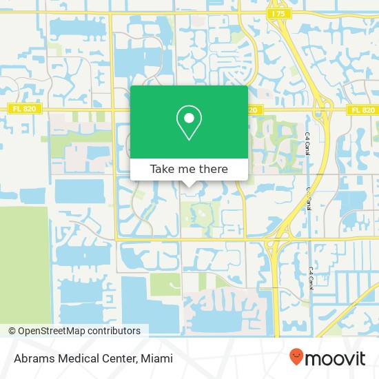 Mapa de Abrams Medical Center