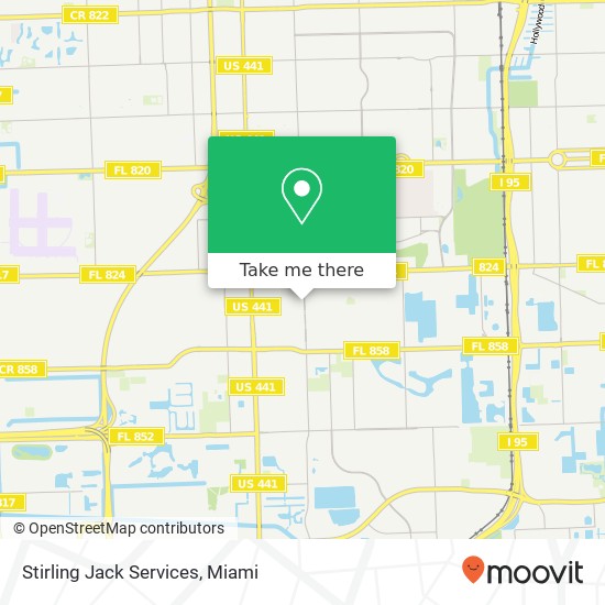 Mapa de Stirling Jack Services