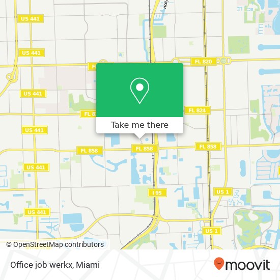 Office job werkx map