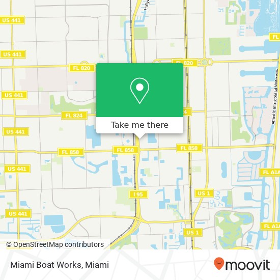 Mapa de Miami Boat Works