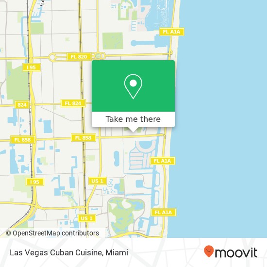 Las Vegas Cuban Cuisine map