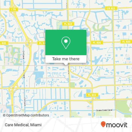 Mapa de Care Medical