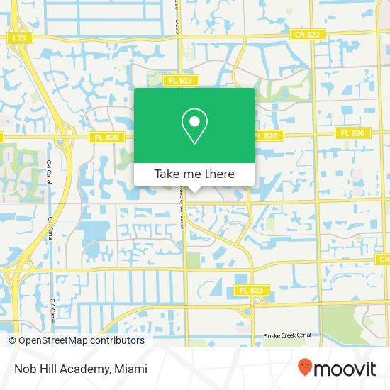 Nob Hill Academy map