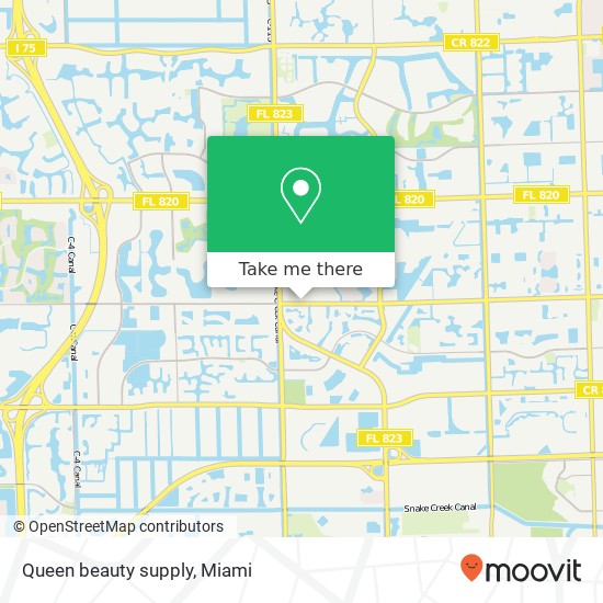 Queen beauty supply map