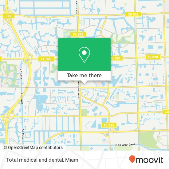 Total medical and dental map