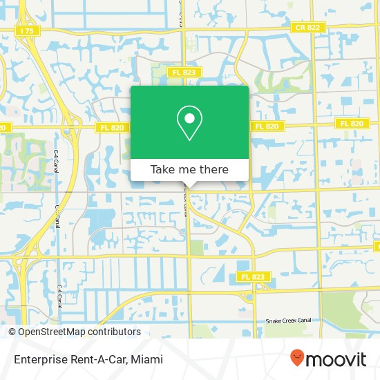 Enterprise Rent-A-Car map