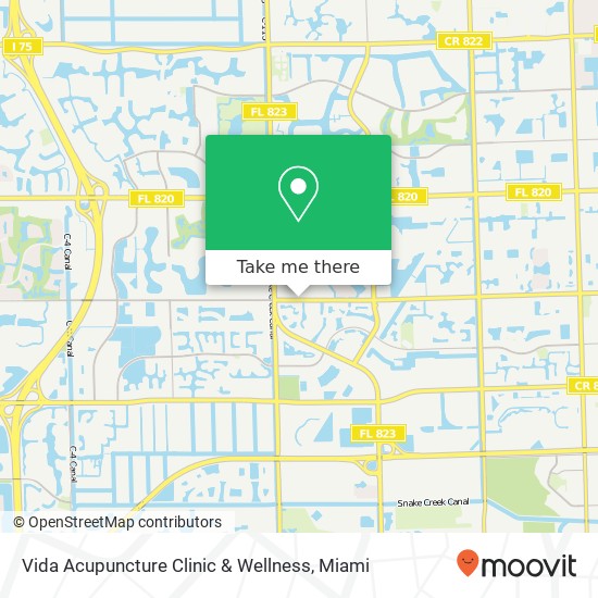 Vida Acupuncture Clinic & Wellness map
