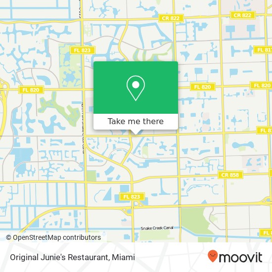 Mapa de Original Junie's Restaurant