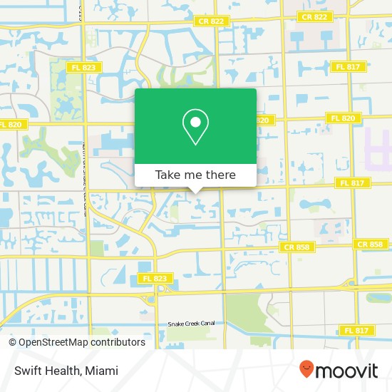 Swift Health map