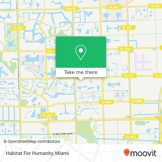 Habitat For Humanity map