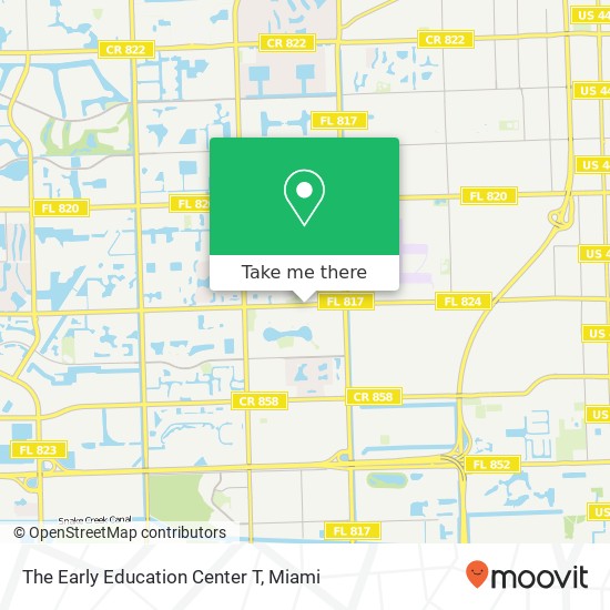 The Early Education Center T map
