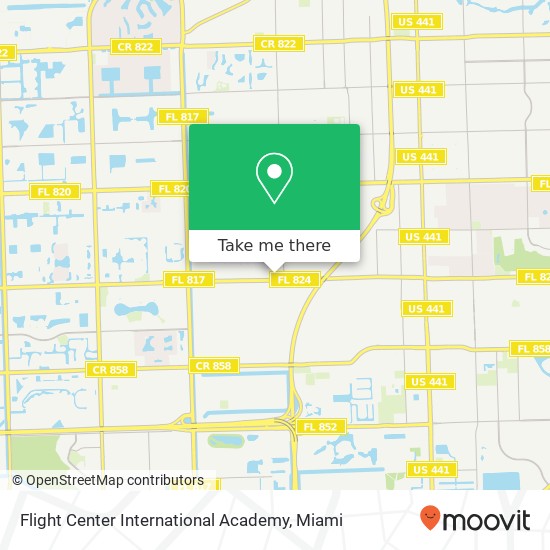 Flight Center International Academy map