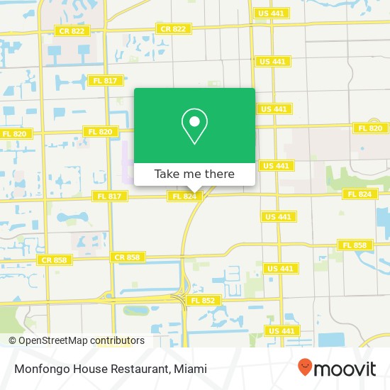 Monfongo House Restaurant map