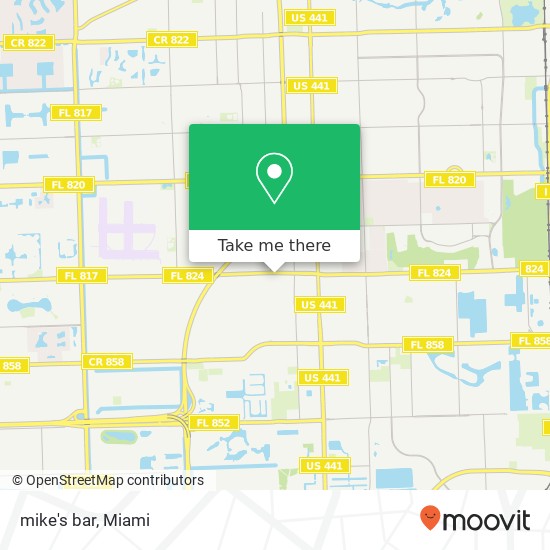 Mapa de mike's bar