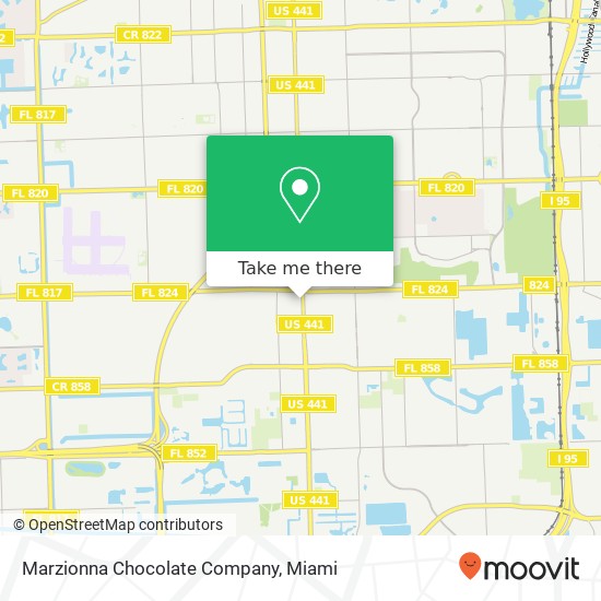 Mapa de Marzionna Chocolate Company