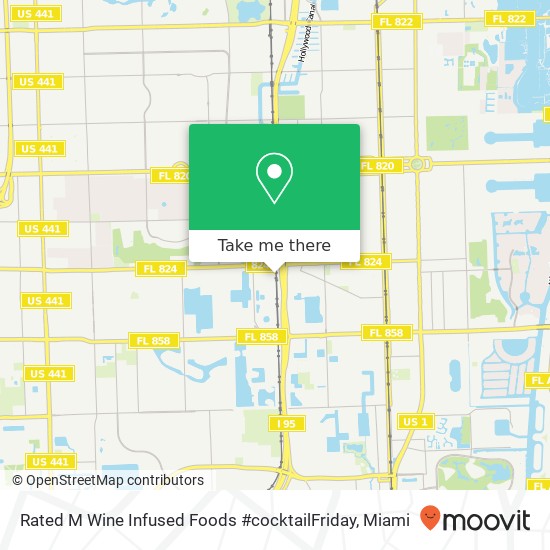 Mapa de Rated M Wine Infused Foods #cocktailFriday