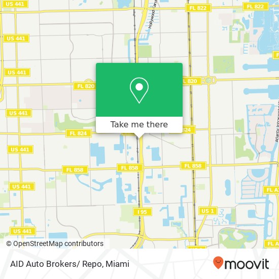 AID Auto Brokers/ Repo map